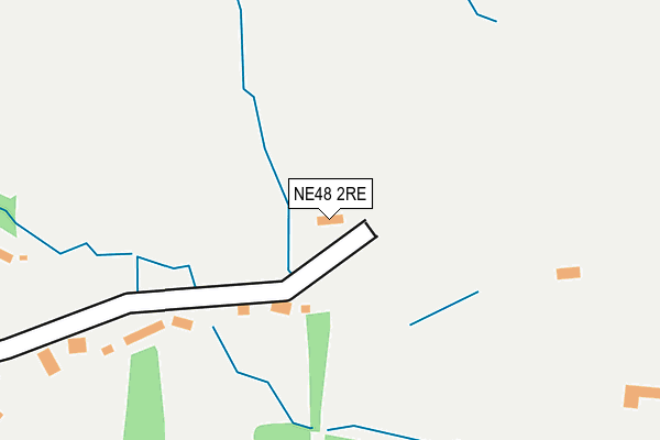 NE48 2RE map - OS OpenMap – Local (Ordnance Survey)