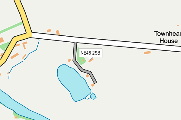 NE48 2SB map - OS OpenMap – Local (Ordnance Survey)