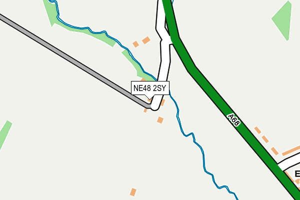 NE48 2SY map - OS OpenMap – Local (Ordnance Survey)
