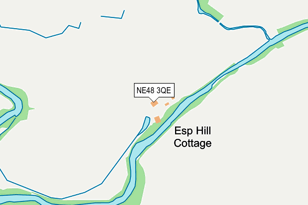 NE48 3QE map - OS OpenMap – Local (Ordnance Survey)