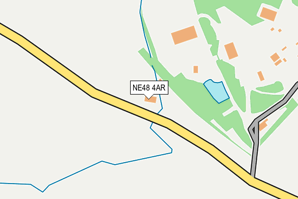 NE48 4AR map - OS OpenMap – Local (Ordnance Survey)