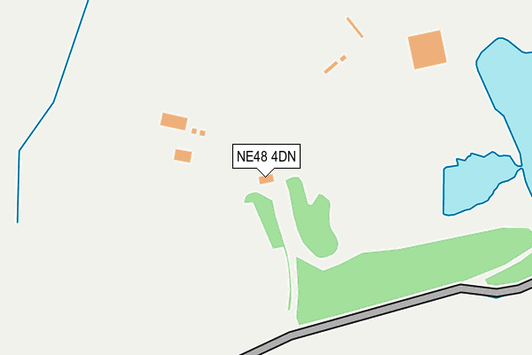 NE48 4DN map - OS OpenMap – Local (Ordnance Survey)