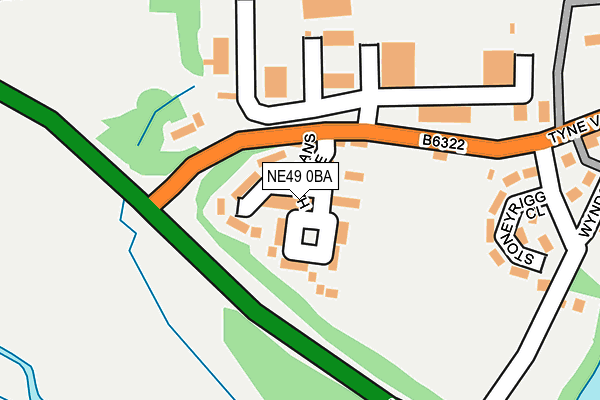 Map of J & VE NICHOL LIMITED at local scale