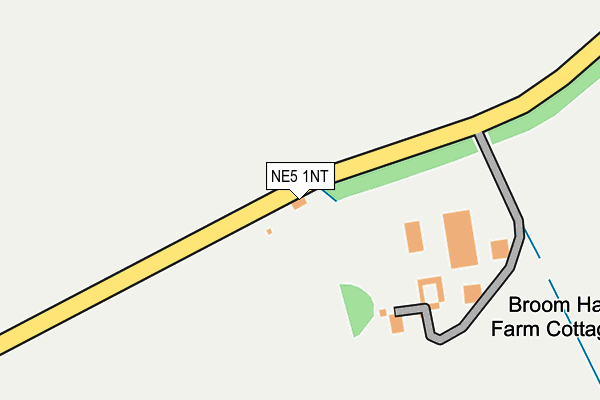 NE5 1NT map - OS OpenMap – Local (Ordnance Survey)