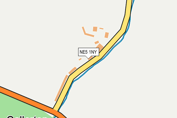 NE5 1NY map - OS OpenMap – Local (Ordnance Survey)