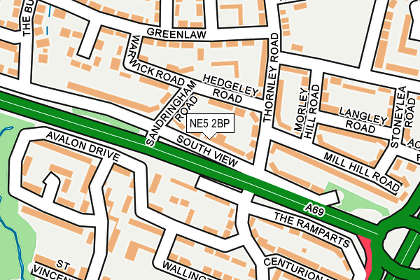 Map of LITTLE BEARS TREVELYAN DRIVE LIMITED at local scale