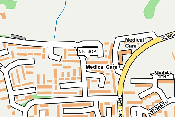 NE5 4QP map - OS OpenMap – Local (Ordnance Survey)