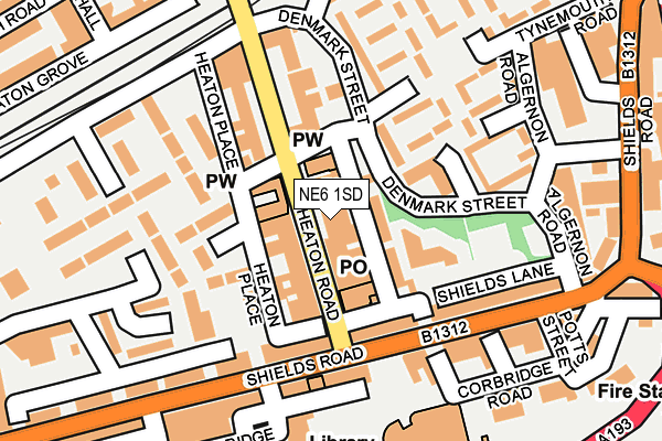 Map of ROBSON ELECTRICAL LIMITED at local scale