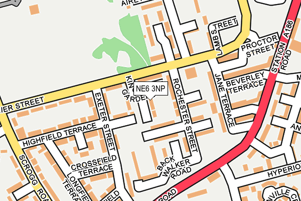 NE6 3NP map - OS OpenMap – Local (Ordnance Survey)