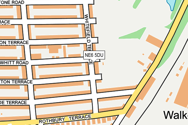 NE6 5DU map - OS OpenMap – Local (Ordnance Survey)