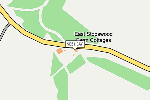 NE61 3AY map - OS OpenMap – Local (Ordnance Survey)