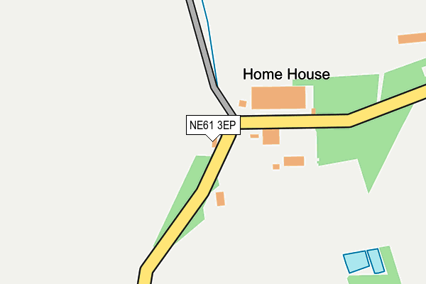 NE61 3EP map - OS OpenMap – Local (Ordnance Survey)