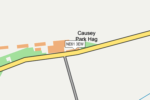 NE61 3EW map - OS OpenMap – Local (Ordnance Survey)