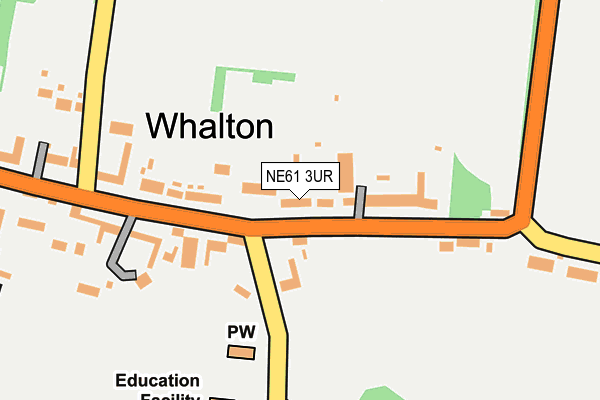 NE61 3UR map - OS OpenMap – Local (Ordnance Survey)