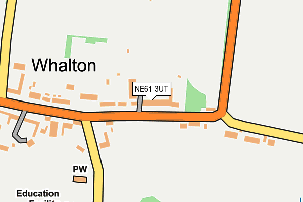 NE61 3UT map - OS OpenMap – Local (Ordnance Survey)