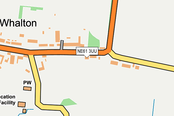 NE61 3UU map - OS OpenMap – Local (Ordnance Survey)