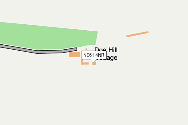 NE61 4NR map - OS OpenMap – Local (Ordnance Survey)