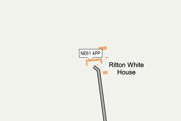 NE61 4PP map - OS OpenMap – Local (Ordnance Survey)