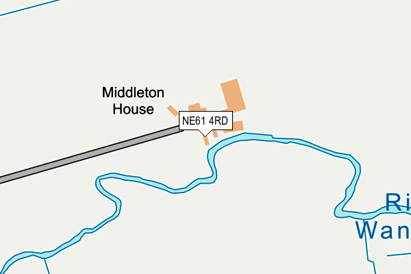 NE61 4RD map - OS OpenMap – Local (Ordnance Survey)