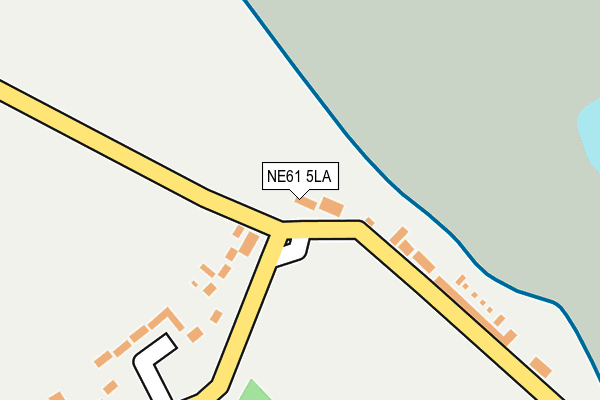 NE61 5LA map - OS OpenMap – Local (Ordnance Survey)