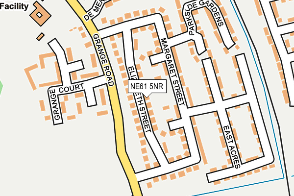 NE61 5NR map - OS OpenMap – Local (Ordnance Survey)