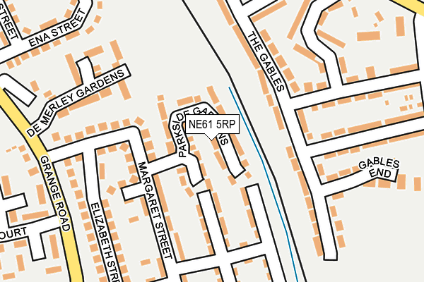 NE61 5RP map - OS OpenMap – Local (Ordnance Survey)