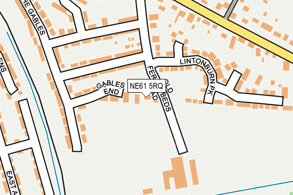 NE61 5RQ map - OS OpenMap – Local (Ordnance Survey)