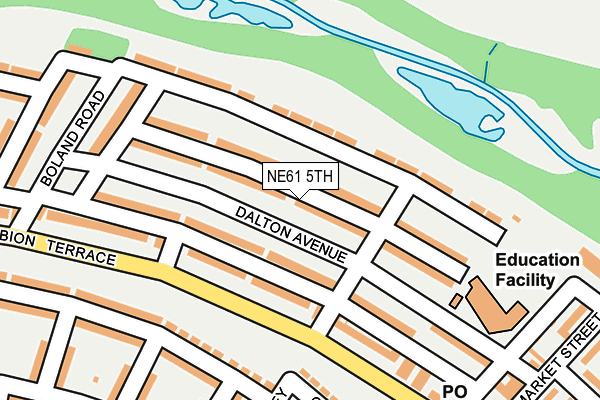 NE61 5TH map - OS OpenMap – Local (Ordnance Survey)