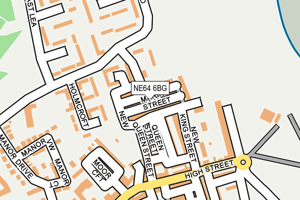 Map of LEANNE ARMSTRONG LTD at local scale