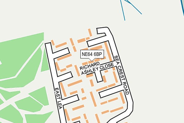 NE64 6BP map - OS OpenMap – Local (Ordnance Survey)