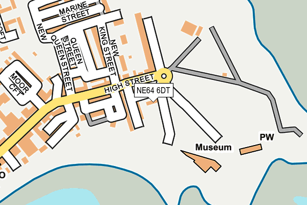 NE64 6DT map - OS OpenMap – Local (Ordnance Survey)