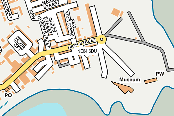 NE64 6DU map - OS OpenMap – Local (Ordnance Survey)