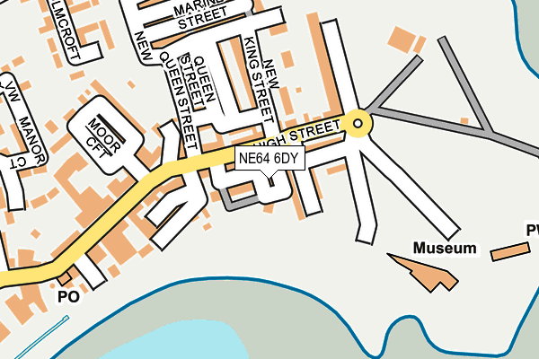 NE64 6DY map - OS OpenMap – Local (Ordnance Survey)