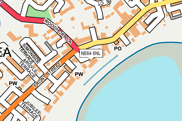 NE64 6NL map - OS OpenMap – Local (Ordnance Survey)