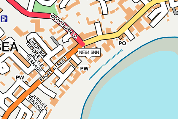 NE64 6NN map - OS OpenMap – Local (Ordnance Survey)