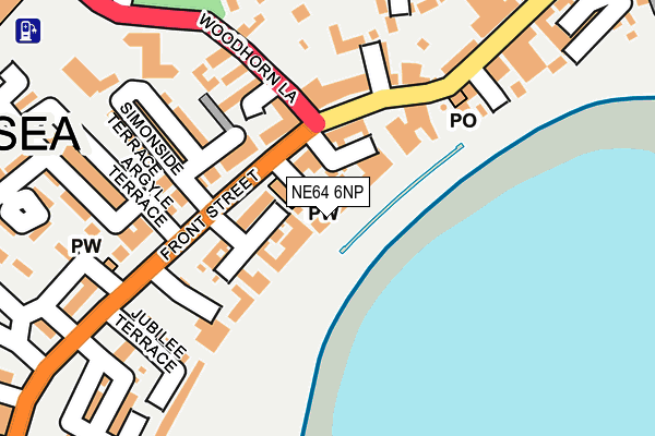 NE64 6NP map - OS OpenMap – Local (Ordnance Survey)