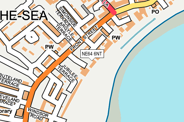 NE64 6NT map - OS OpenMap – Local (Ordnance Survey)