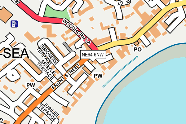 NE64 6NW map - OS OpenMap – Local (Ordnance Survey)