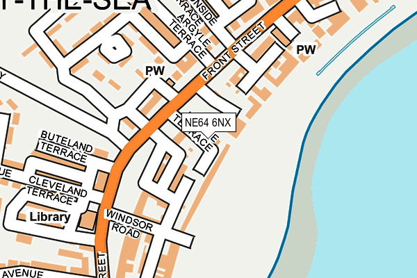 NE64 6NX map - OS OpenMap – Local (Ordnance Survey)