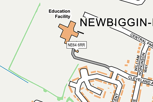 NE64 6RR map - OS OpenMap – Local (Ordnance Survey)