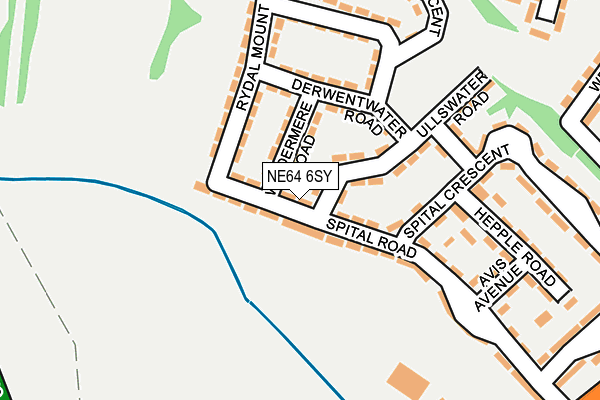 NE64 6SY map - OS OpenMap – Local (Ordnance Survey)