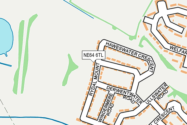 NE64 6TL map - OS OpenMap – Local (Ordnance Survey)