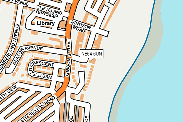 NE64 6UN map - OS OpenMap – Local (Ordnance Survey)