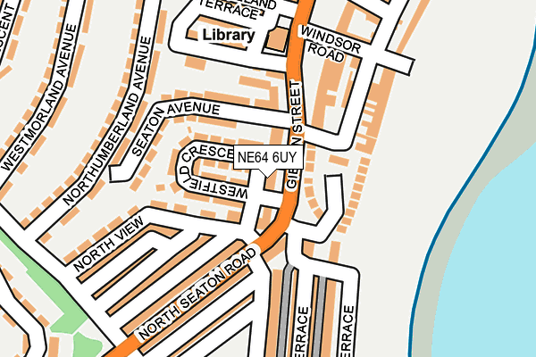 NE64 6UY map - OS OpenMap – Local (Ordnance Survey)