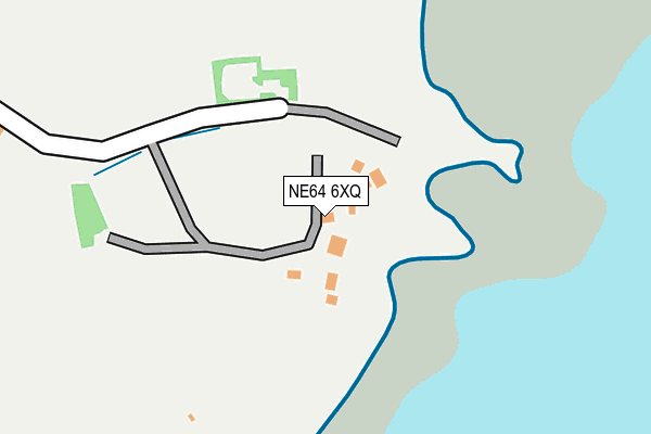 NE64 6XQ map - OS OpenMap – Local (Ordnance Survey)
