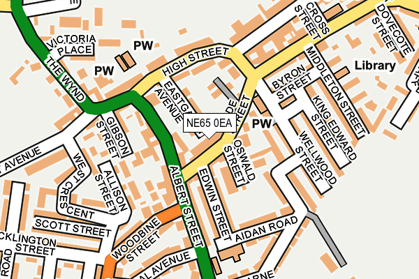 Map of THE CYCLE TRAINING SERVICE LTD at local scale
