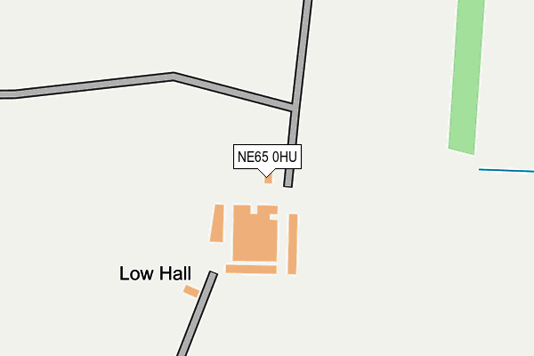 NE65 0HU map - OS OpenMap – Local (Ordnance Survey)