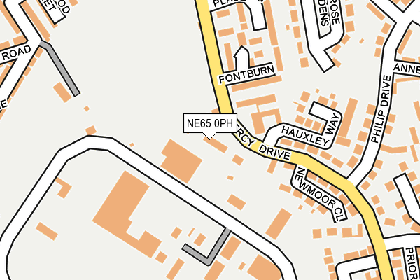 NE65 0PH map - OS OpenMap – Local (Ordnance Survey)