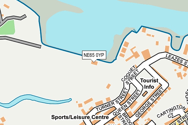 NE65 0YP map - OS OpenMap – Local (Ordnance Survey)