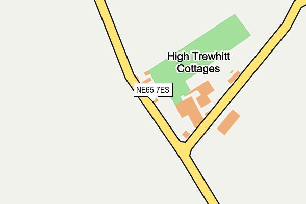 NE65 7ES map - OS OpenMap – Local (Ordnance Survey)